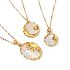Dainty Shell Astrological Necklaces