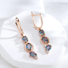 Sparkling Dangle Diamonds Earrings