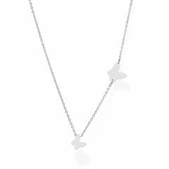 Dainty Fluttering Butterfly Necklace