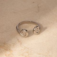 Adjustable Open Spiral Ring