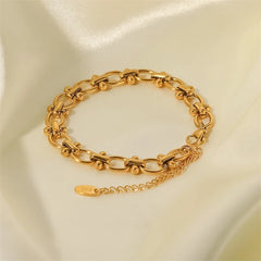 Dainty Oval Accented Bracelet