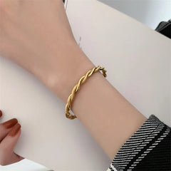 Classy Twist Cuff Bracelet