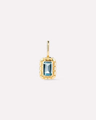 Solid Gold Amethyst Green Sapphire Blue Topaz White Sapphire Semi Precious Stones Pendants Necklace Charms For Women Ana Luisa Heirloom Charm Blue Topaz