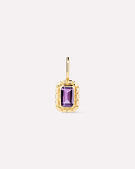 Solid Gold Amethyst Green Sapphire Blue Topaz White Sapphire Semi Precious Stones Pendants Necklace Charms For Women Ana Luisa Heirloom Charm Amethyst