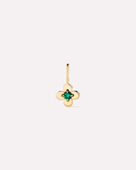 Solid Yellow Gold - Diamond Mini Flower Charm