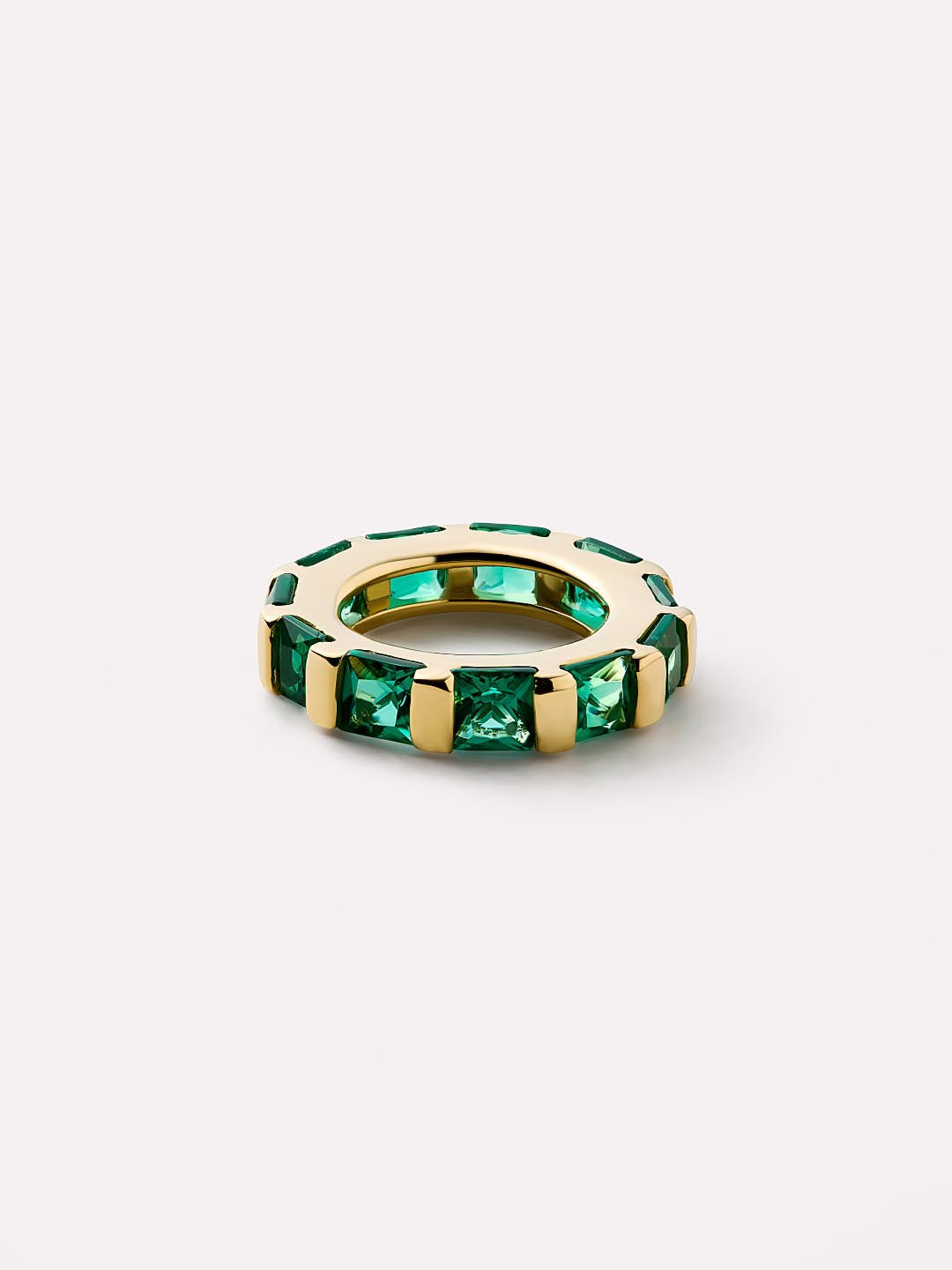 Solid Yellow Gold - Blue Sapphire Zeno Charm
