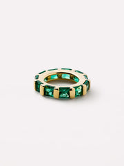 Solid Yellow Gold - Blue Sapphire Zeno Charm