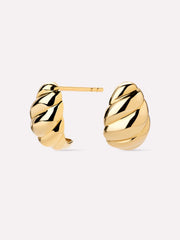 Gold Stud Earrings - Gold Mini Teardrop Studs