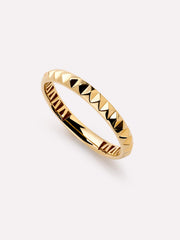 Solid Yellow Gold - Medium Equinox Ring