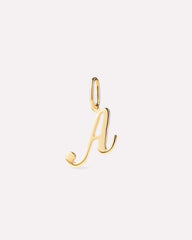 Gold Pendant - Gold Letter Charm