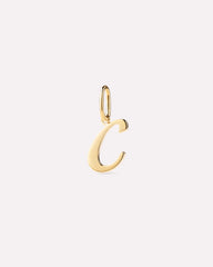 Gold Pendant - Gold Letter Charm