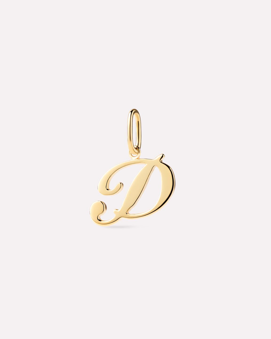 Gold Pendant - Gold Letter Charm