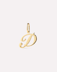 Gold Pendant - Gold Letter Charm