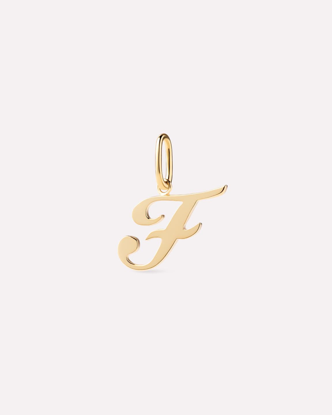 Gold Pendant - Gold Letter Charm