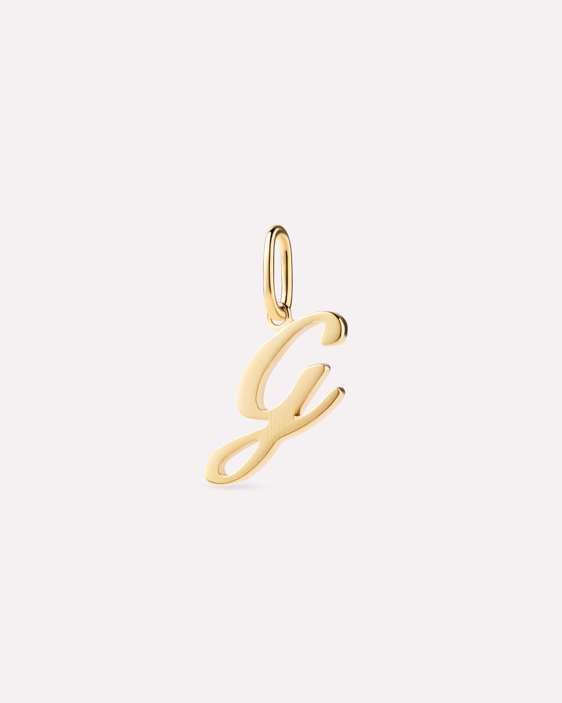 Gold Pendant - Gold Letter Charm