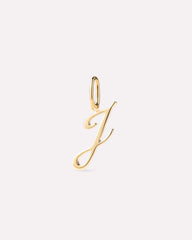 Gold Pendant - Gold Letter Charm