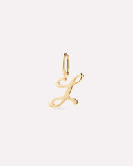 Gold Pendant - Gold Letter Charm