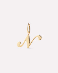Gold Pendant - Gold Letter Charm