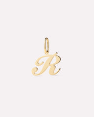 Gold Pendant - Gold Letter Charm