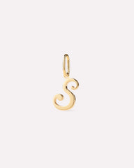 Gold Pendant - Gold Letter Charm