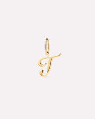 Gold Pendant - Gold Letter Charm