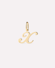 Gold Pendant - Gold Letter Charm