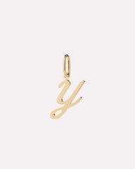 Gold Pendant - Gold Letter Charm
