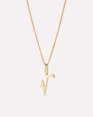 Letter Necklace - Gold Letter Necklace
