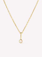 Solid Gold Opal Spring Ring Clasp Birthstone Pendant Necklaces For Women Ana Gold Birthstone Necklace_8F588Ad8 F5Bf 42A4 Aad4 C149646D057E