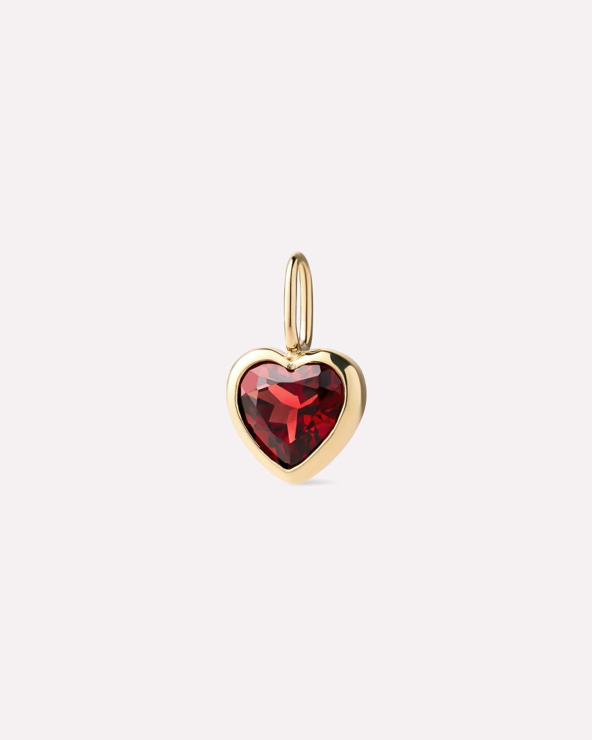 Gold Pendant - Gold Heart Charm
