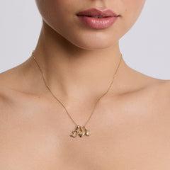 Mini Bezel Birthstone Charm