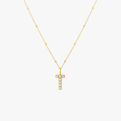 Pearl Initial Necklace