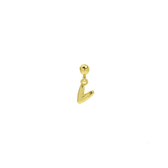 Dainty Satellite Bubble Letter Name Necklace