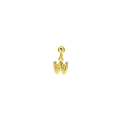 Dainty Satellite Bubble Letter Name Necklace