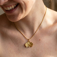 Floral Orchid Necklace