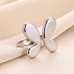 Adjustable Bubble Butterfly Wings Ring - Veinci