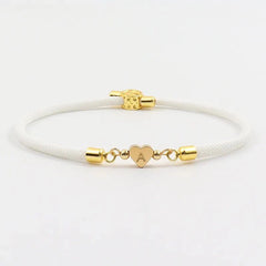 Adjustable Heart Letter Initial Bracelets - Veinci