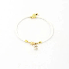 Adjustable Shape Letter Initial Bracelets - Veinci