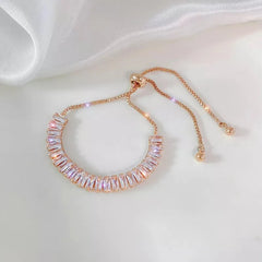 Baguette Crystal Adjustable Tennis Bracelets - Veinci