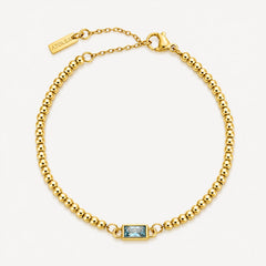 Beaded Birthstone Bracelet