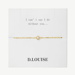 Bridesmaid Dainty Pearl Bracelet