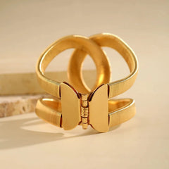 Chunky Spiral Cuff Bracelet - Veinci