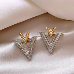 Classic Double V "Veinci" Earrings - Veinci