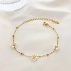 Dainty Daisy Necklace & Bracelets - Veinci