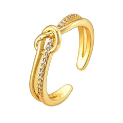 Dainty Diamond Adjustable Ring Stacks - Veinci