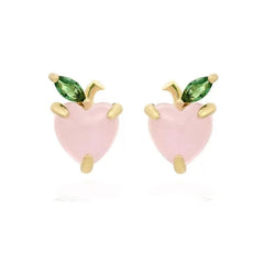 Dainty Fruit Hoop & Stud Earrings - Veinci