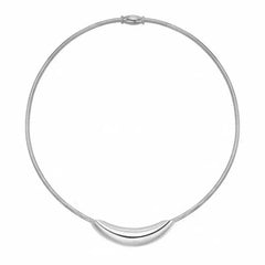 Dainty Modern Curve Choker Necklace - Veinci