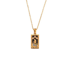 Dainty Tarot Charm Necklaces - Veinci