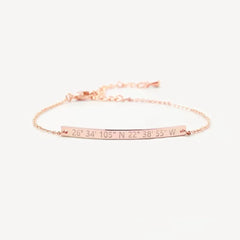 Dainty Thin Engraving Bracelet - Veinci