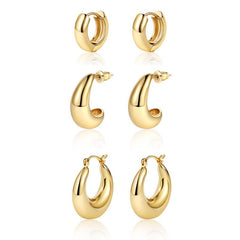 3-Piece Elegant Earrings Sets